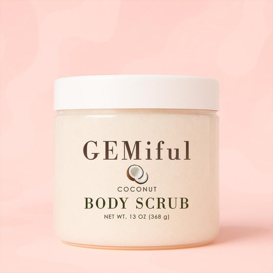 Gemiful Body Scrub Coconut 13 oz