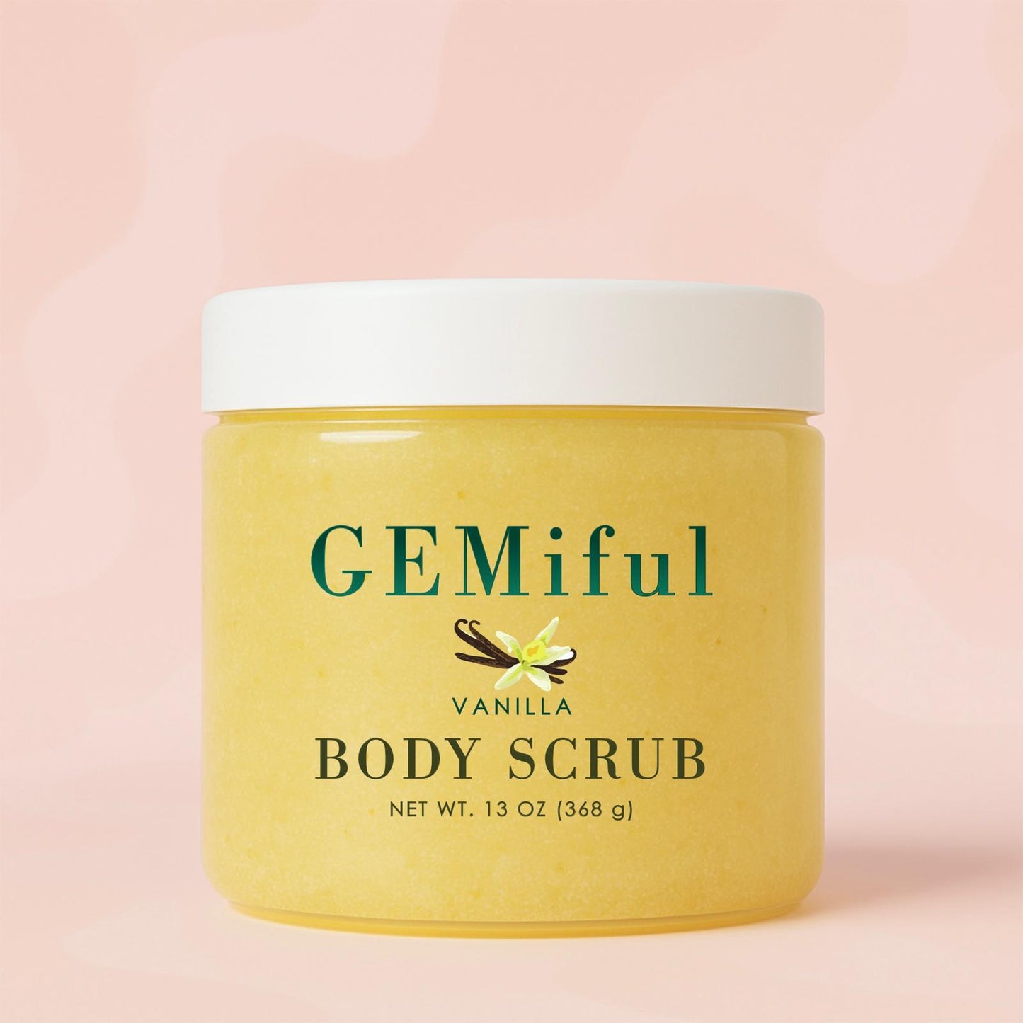 Gemiful Body Scrub Vanilla 13 oz