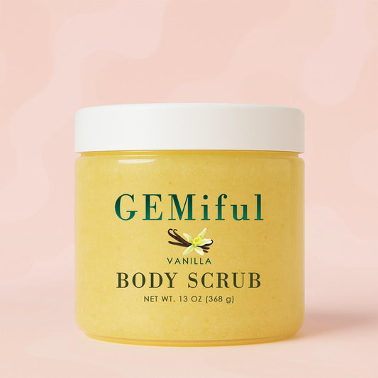 Gemiful Body Scrub Vanilla 13 oz