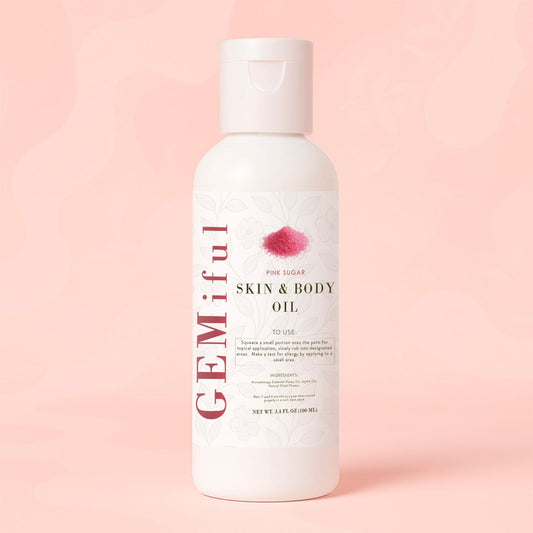 Gemiful Body Oil Pink Sugar Scented